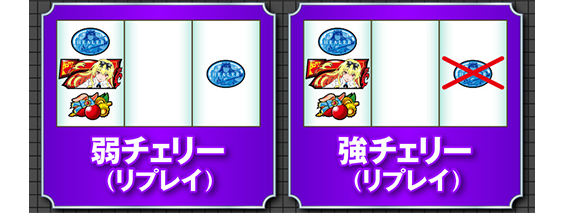 「強チェリー」と「弱チェリー」の違いは何ですか？