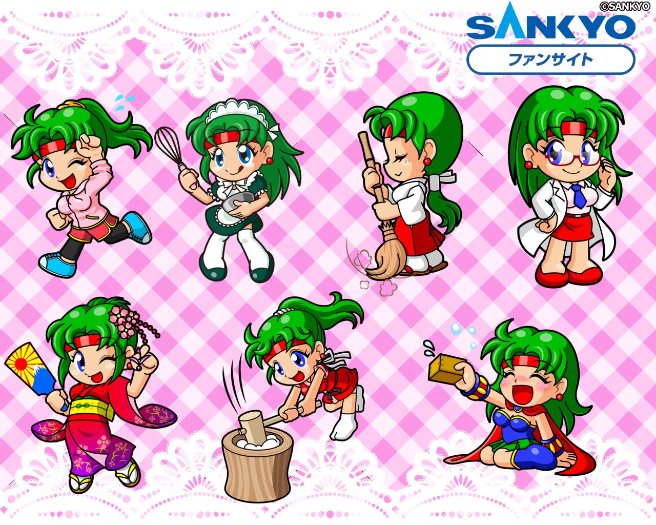イメージジェネレーター 作品閲覧 パワフルガール ウィンターコレクション パチンコ パチスロメーカーsankyo